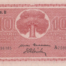 10 марок 1945 года. Финляндия. р85(22)