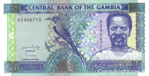 25 даласи 1996 года. Гамбия. р18