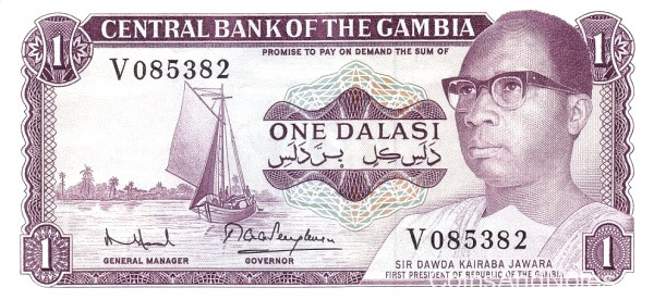 1 даласи 1972-1986 годов. Гамбия. р4f