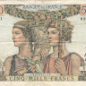 5000 франков 02.01.1953 года. Франция. р131с