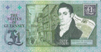 Банкнота 1 фунт 2013 года. Гернси. р62