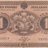 1 марка 1916 года. Финляндия. р19G(8)