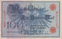 100 марок 1908 года. Германия. р33а