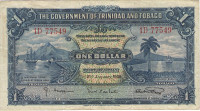 1 доллар 1939 года. Тринидад и Тобаго. р5b