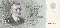 10 марок 1963 года. Финляндия. р104а(67)