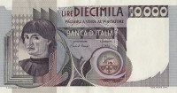 10000 лир 03.11.1982 года. Италия. р106b