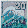 20 франков 1990 года. Швейцария. р55i(3)