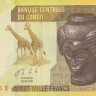 20000 франков 2020 года. Конго. р104b