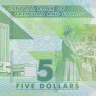 5 долларов 2020 года. Тринидад и Тобаго. рW61