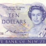 10 долларов 1981-1992 годов. Новая Зеландия. р172b
