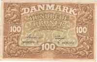100 крон 1941 года. Дания. р33с