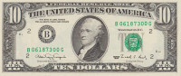 10 долларов 1990 года. США. р486(B)