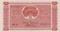 10 марок 1945 года. Финляндия. р77а(22)