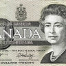 20 долларов 1991 года. Канада. р97d