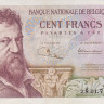 100 франков 28.01.1970 года. Бельгия. р134b