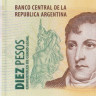 10 конвертируемых песо 1998-2003 годов. Аргентина. р348(1)