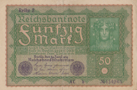 50 марок 1919 года. Германия. р66(2)