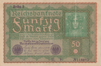 50 марок 1919 года. Германия. р66(3)