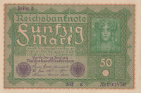 50 марок 1919 года. Германия. р66(1)