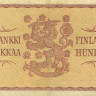 100 марок 1957 года. Финляндия. р97а(10)