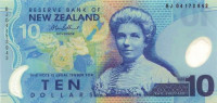 10 долларов 2007 года. Новая Зеландия. р186b