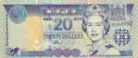 20 долларов 2002 года. Фиджи. р107