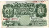 1 фунт 1948-60 годов. Великобритания. р369с