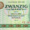 20 марок 1975 года. ГДР. р29а