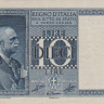 10 лир 1939 года. Италия. р25с