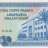 500 франков 1988 года. Бурунди. р30с