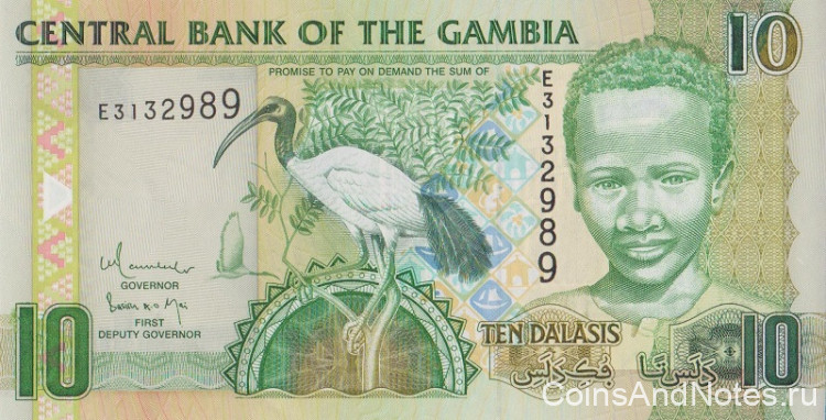 10 даласи 2006-2013 годов. Гамбия. р26b