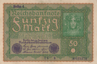 50 марок 1919 года. Германия. р66(4)