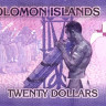 20 долларов 2013-2017 годов. Соломоновы острова. р34