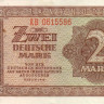 2 марки 1948 года. ГДР. р10b