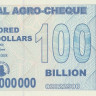 100 000 000 000 долларов 2008 года. Зимбабве. р64