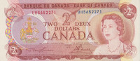 Банкнота 2 доллара 1974 года Канада. р86а