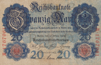 20 марок 1906 года. Германия. р25b