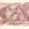 10 шиллингов 1966-1970 годов. Великобритания. р373с