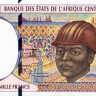 5000 франков 2000 года. Габон. р404Lf