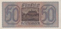 50 рейхсмарок 1940-1945 годов. Германия. Оккупированные территории. рR140(1)