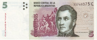 5 песо 2003 года. Аргентина. р353(2)