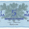 5 марок 1963 года. Финляндия. р106Аа(36)