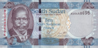 10 фунтов 2011 года. Южный Судан. р7