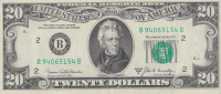 20 долларов 1969 года. США. р452с(В)