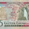 5 долларов 2003 года. Карибские Острова. р42к