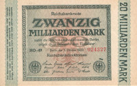 20 миллиардов марок 1923 года. Германия. p118e