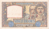 20 франков 20.02.1941 года. Франция. р92b(41)