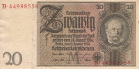 20 марок 1929 года. Германия. p181a(2)