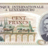 100 франков 1968 года. Люксембург. р14