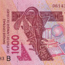 1000 франков 2006 года. Бенин. р215Bd